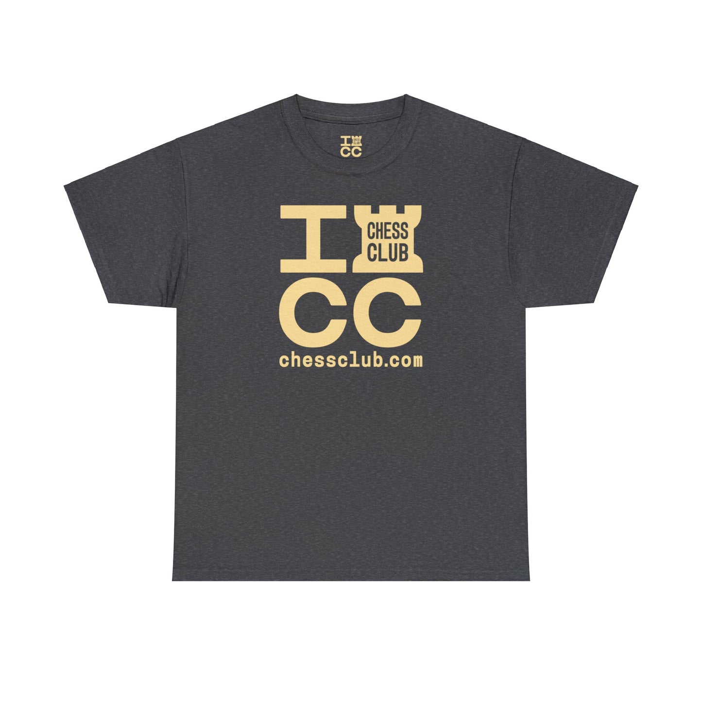 ICC Heavy Cotton Tee - Yellow logo