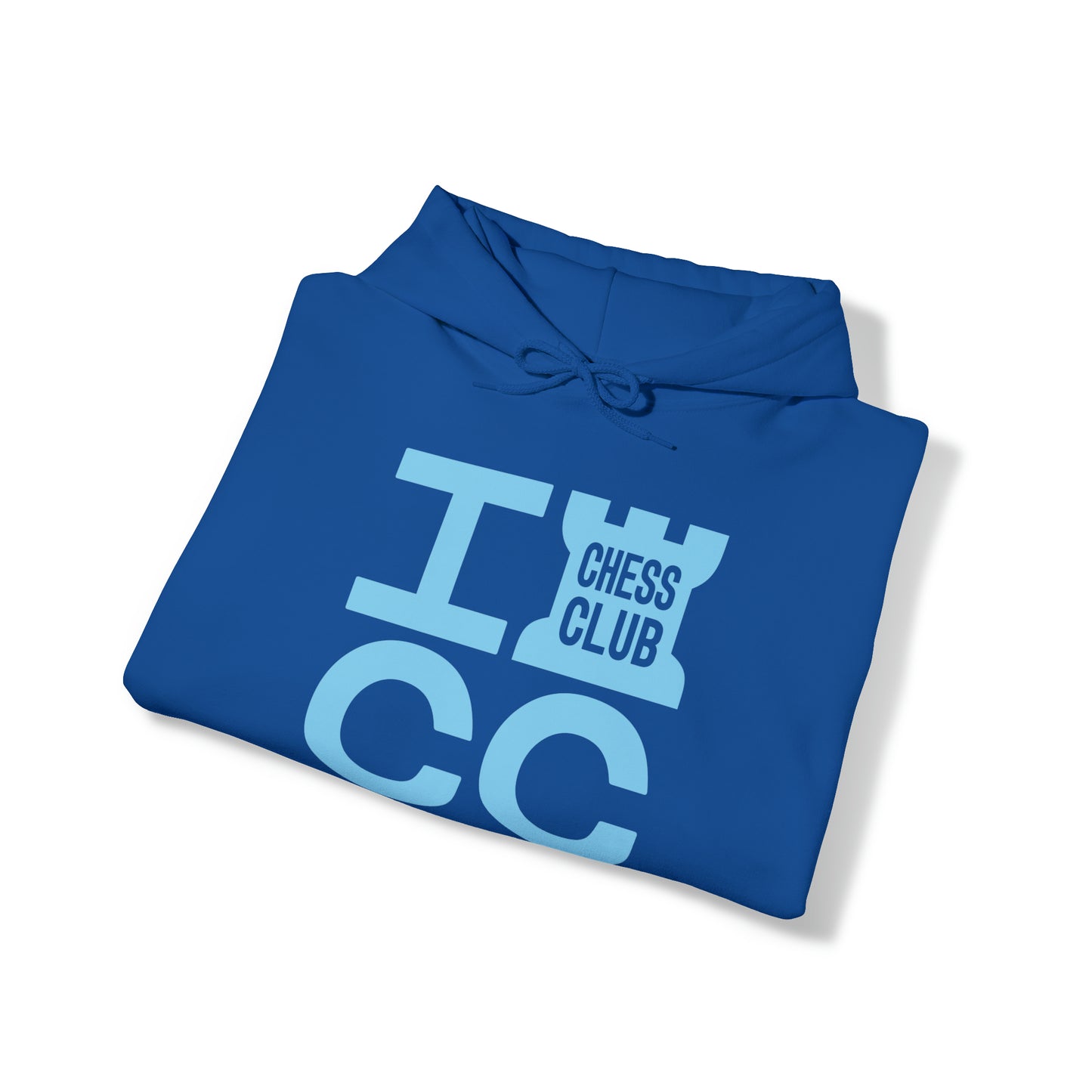 ICC Heavy Blend™ Hooded Sweatshirt - Blue logo