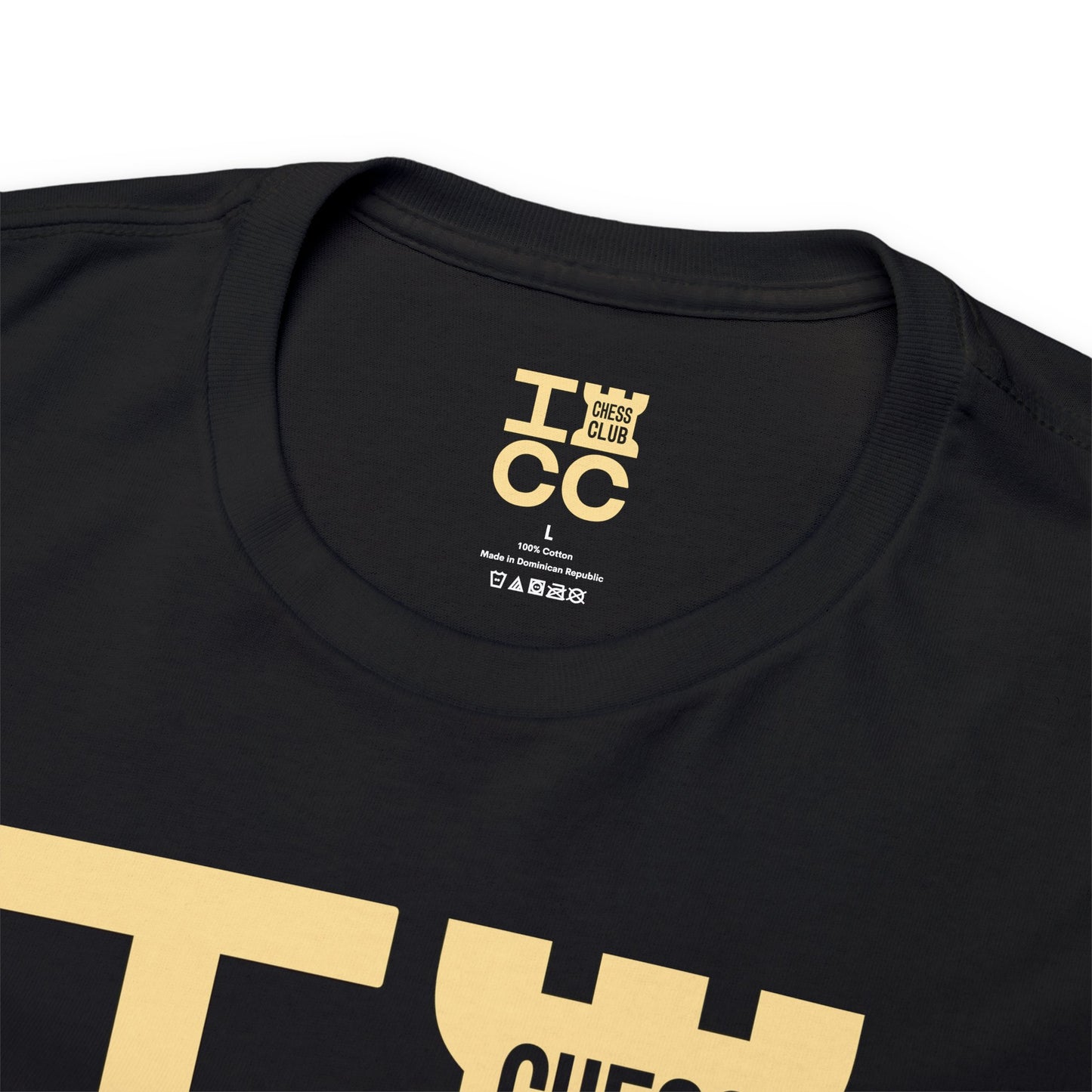 ICC Heavy Cotton Tee - Yellow logo
