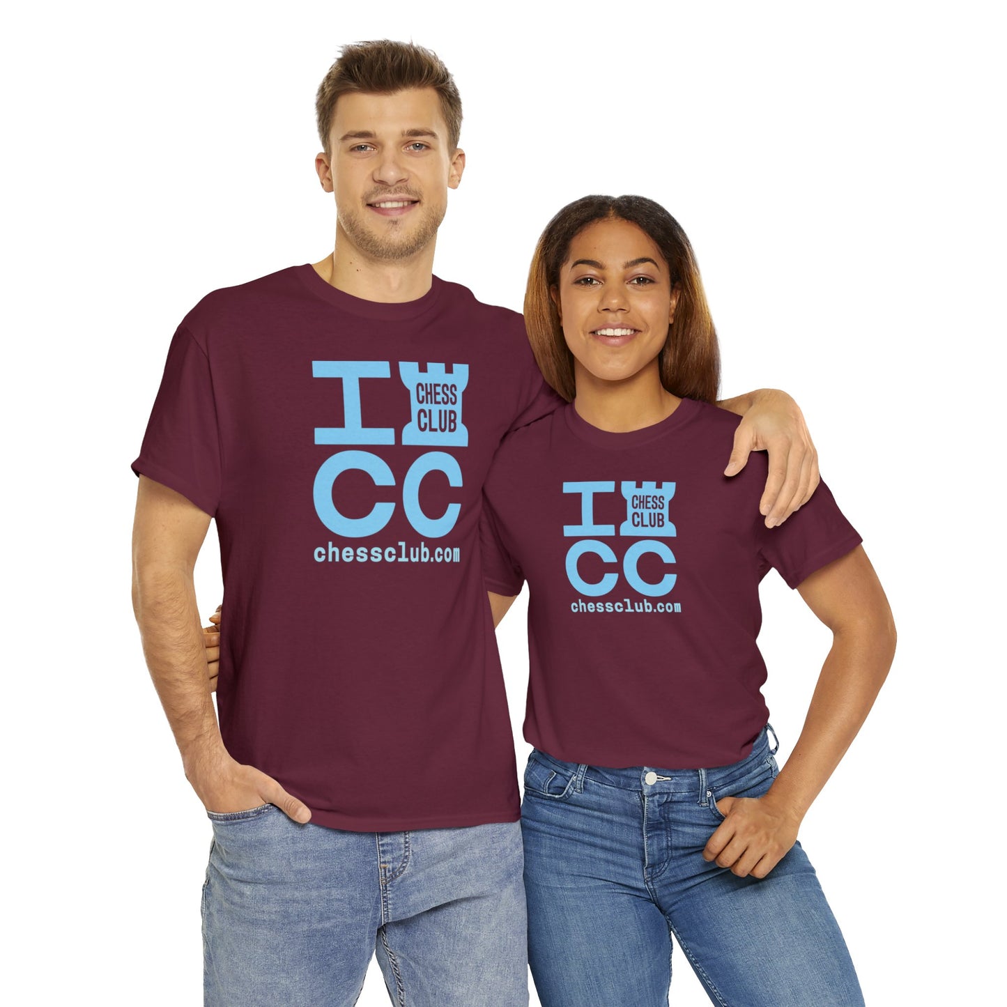 ICC Heavy Cotton Tee - Blue logo