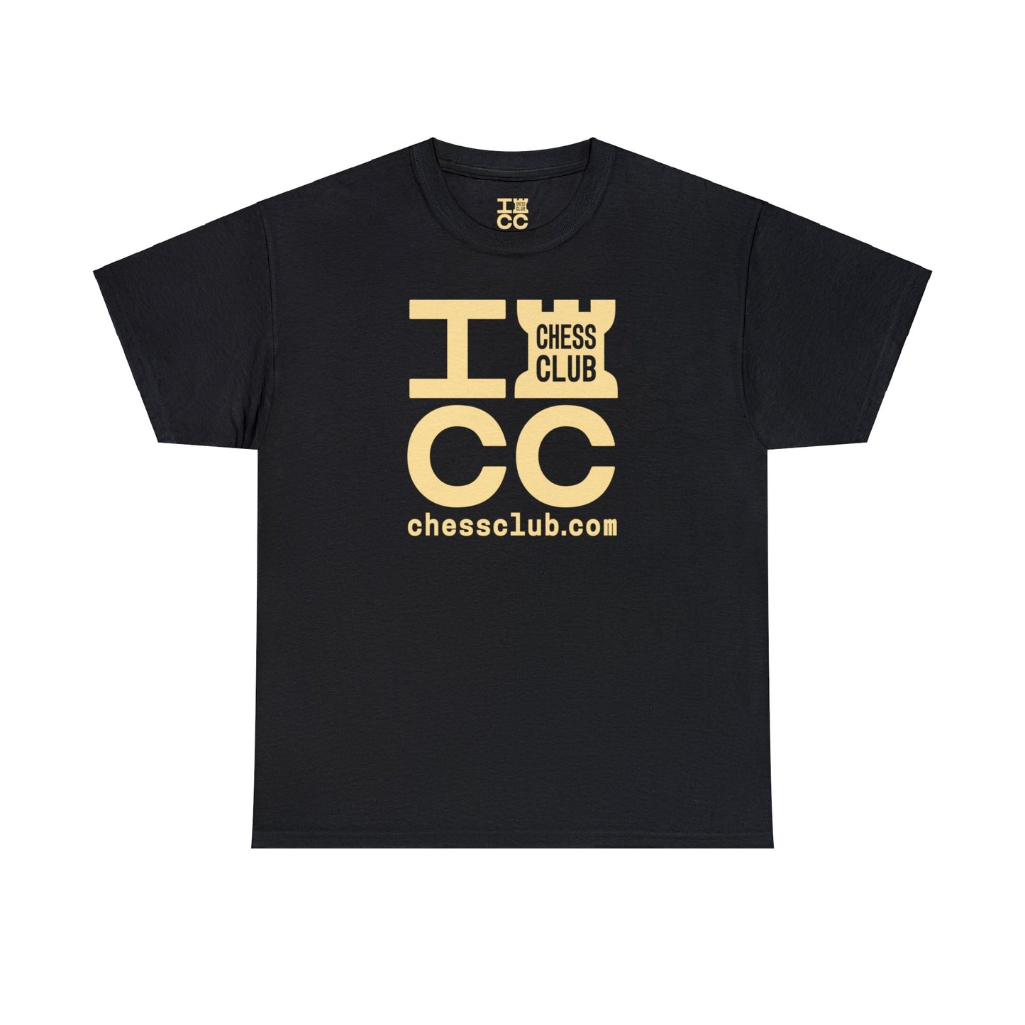 ICC Heavy Cotton Tee - Yellow logo