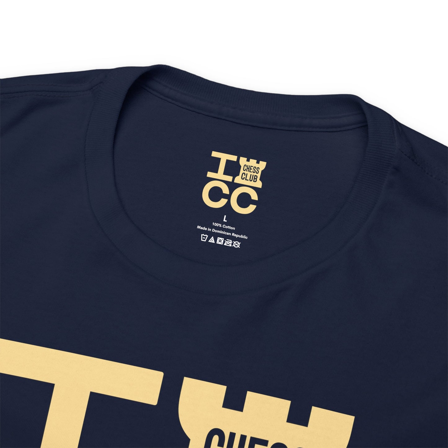 ICC Heavy Cotton Tee - Yellow logo