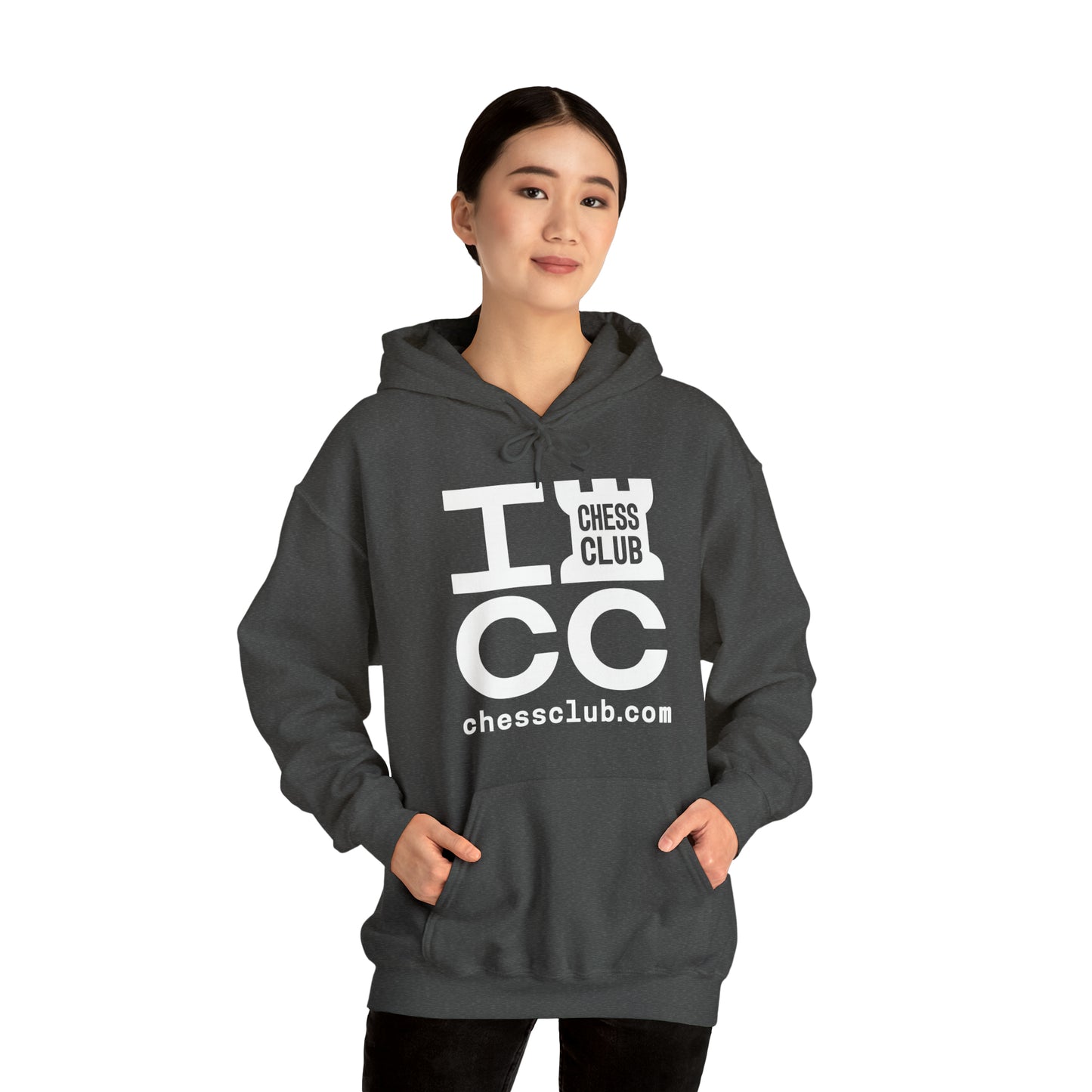 ICC Heavy Blend™ Hooded Sweatshirt - B/W logo