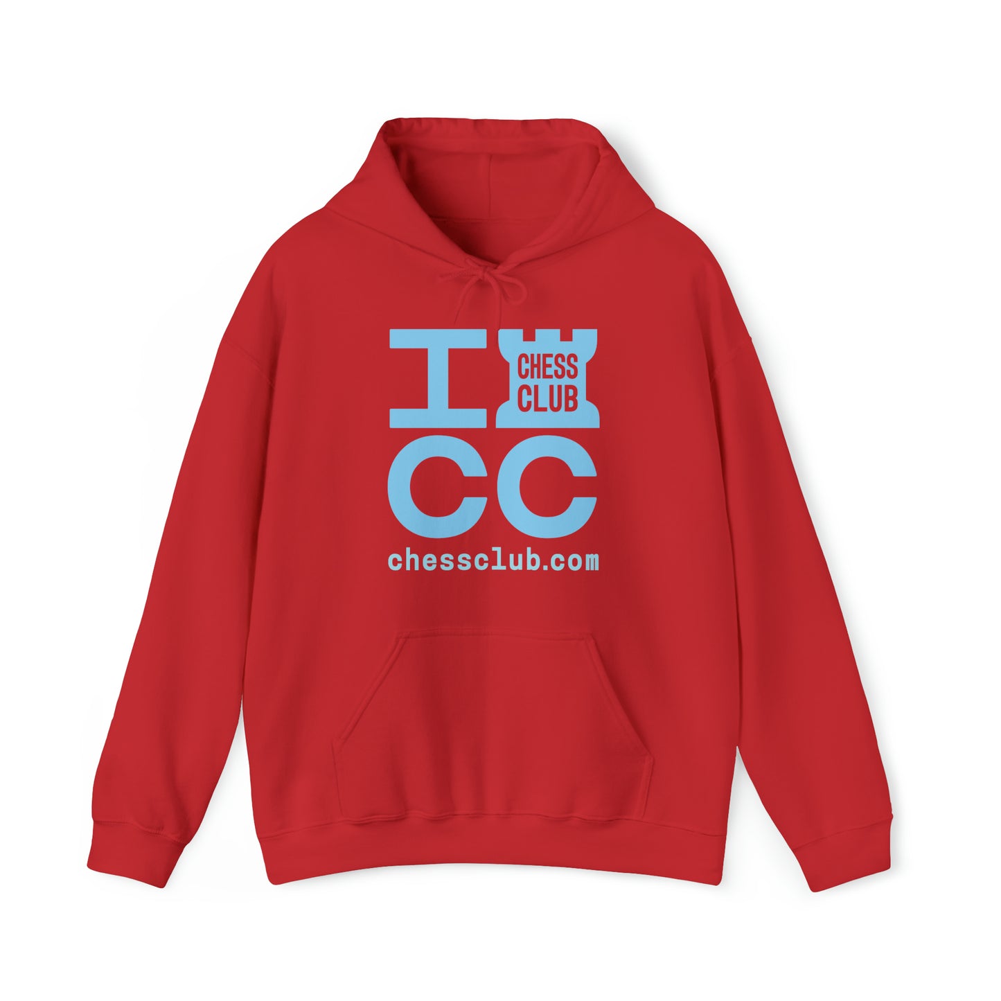 ICC Heavy Blend™ Hooded Sweatshirt - Blue logo