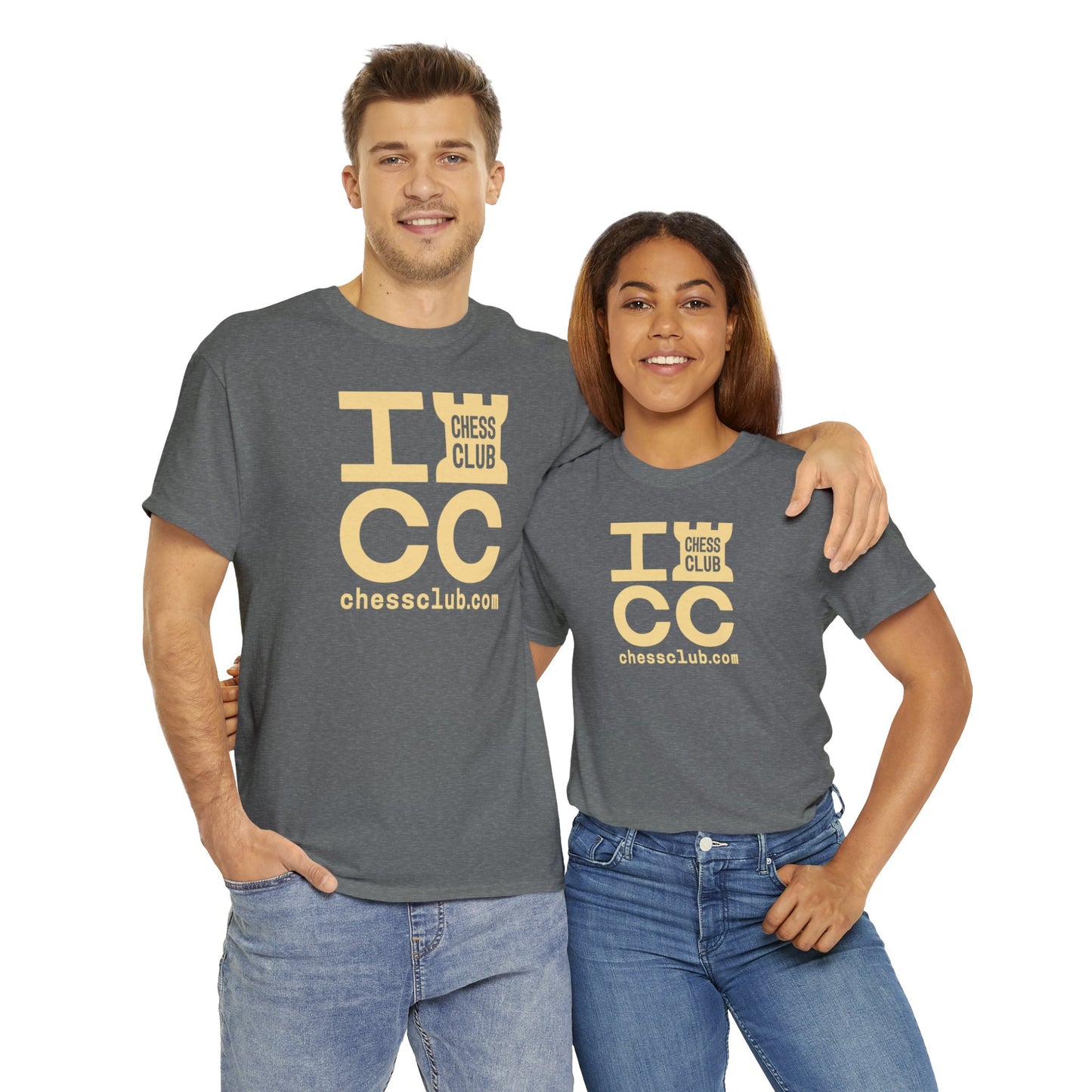 ICC Heavy Cotton Tee - Yellow logo