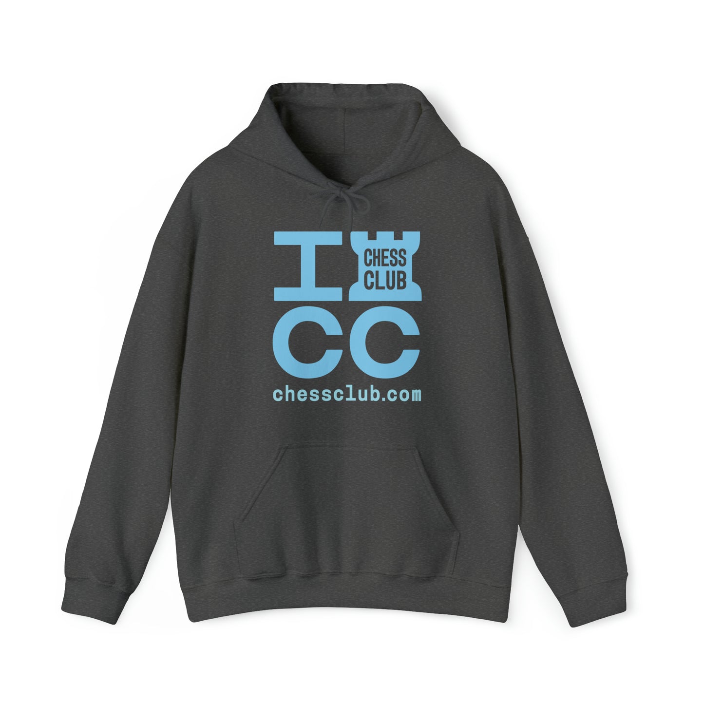 ICC Heavy Blend™ Hooded Sweatshirt - Blue logo