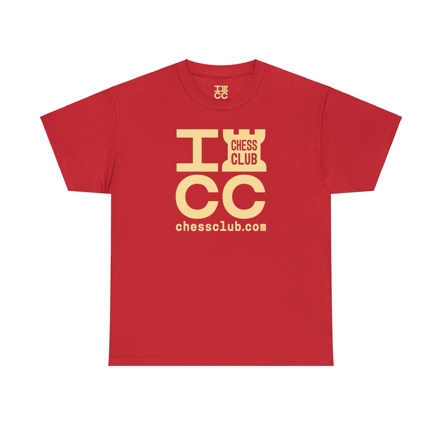 ICC Heavy Cotton Tee - Yellow logo