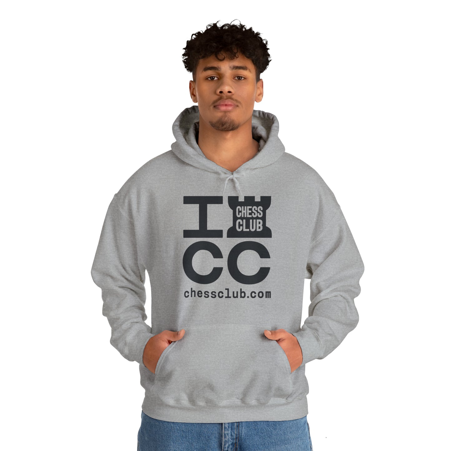 ICC Heavy Blend™ Hooded Sweatshirt - B/W logo
