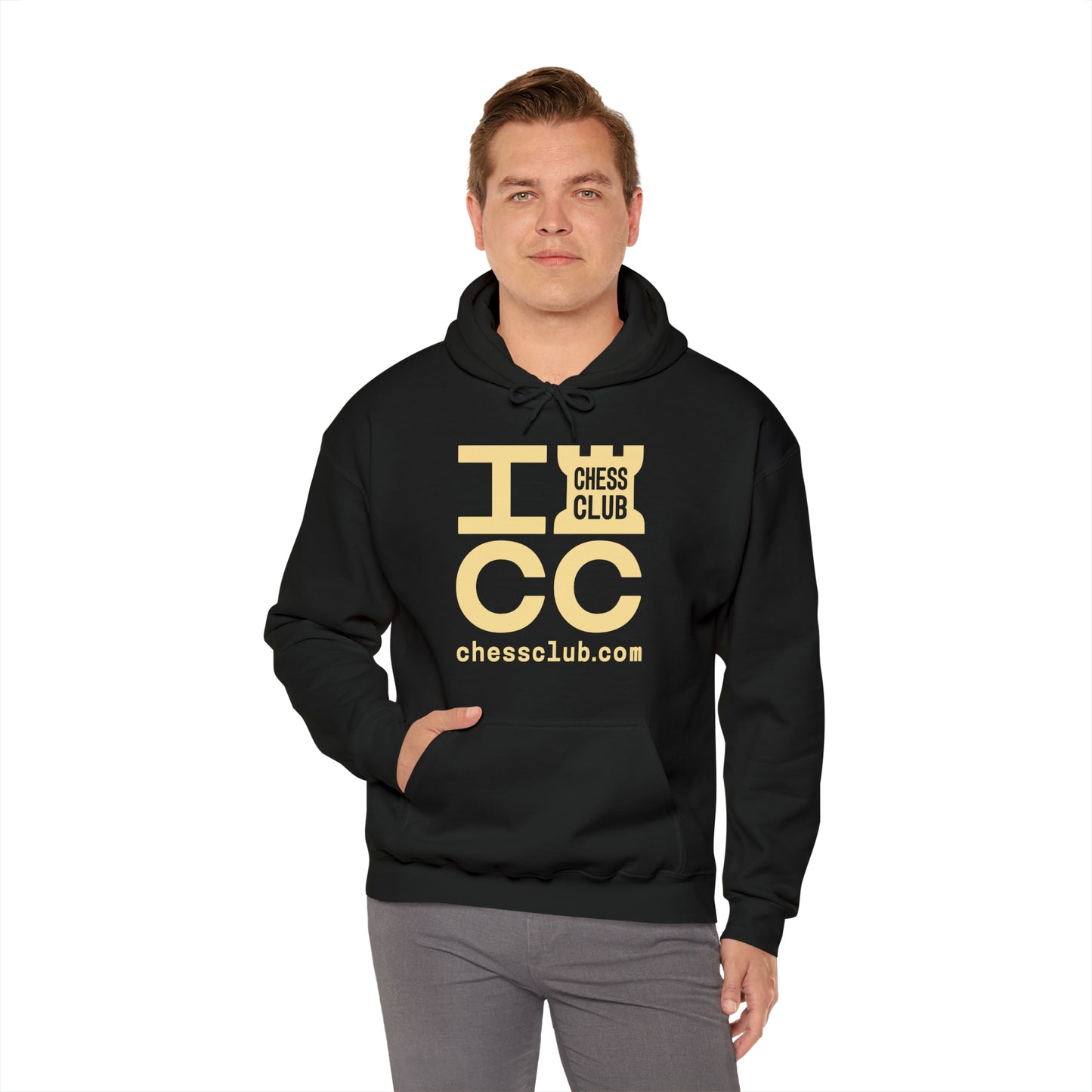 ICC Heavy Blend™ Hooded Sweatshirt - Yellow logo