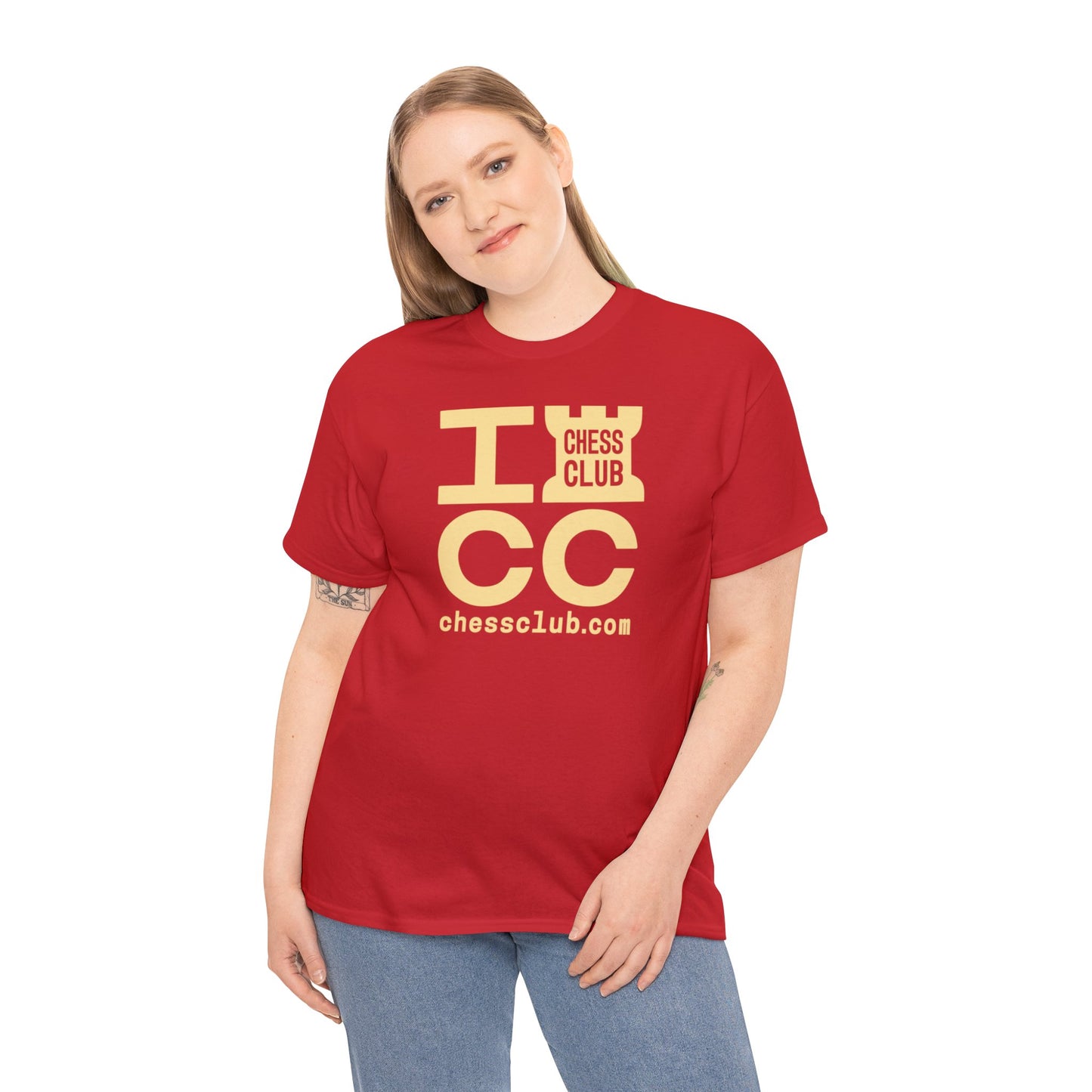 ICC Heavy Cotton Tee - Yellow logo