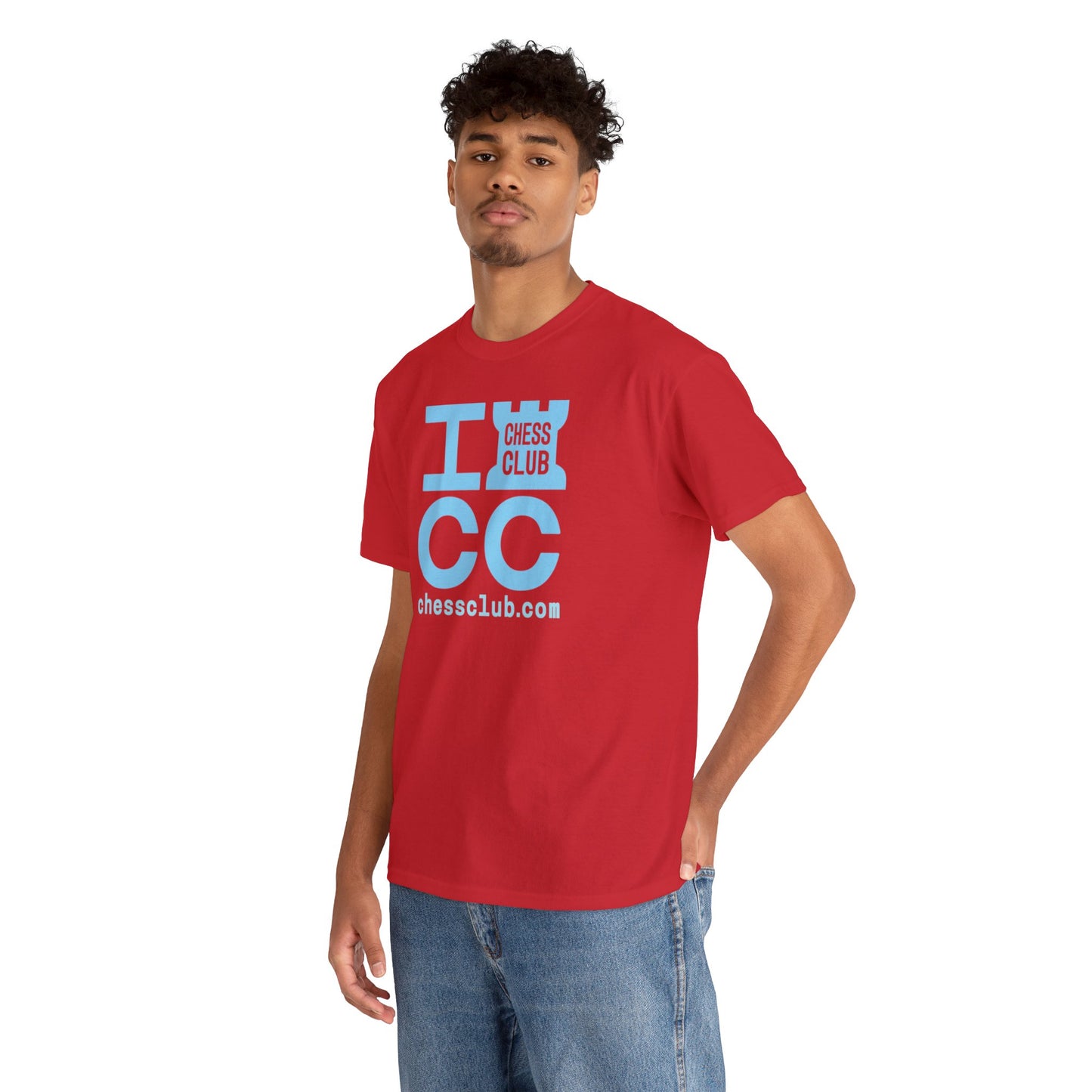 ICC Heavy Cotton Tee - Blue logo