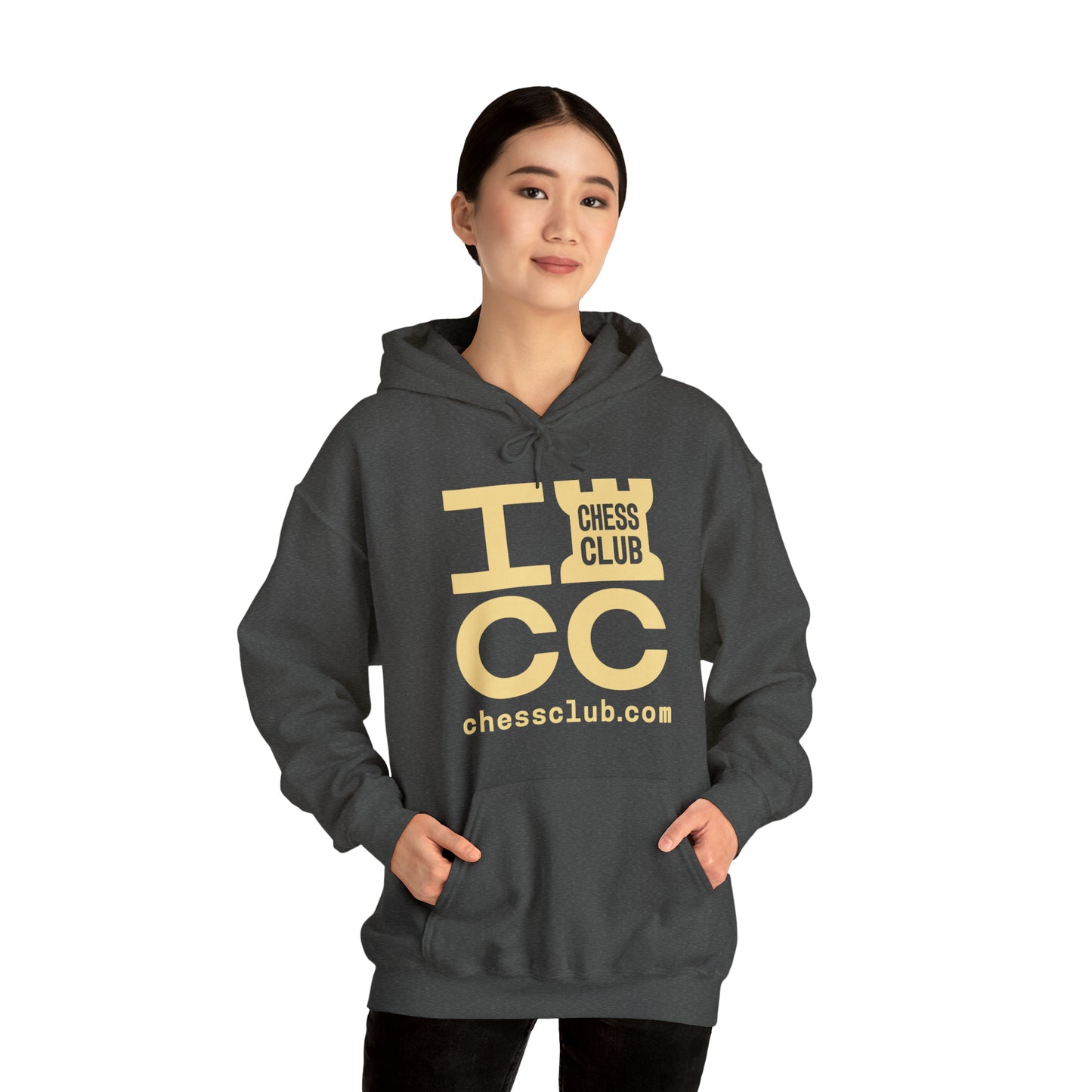 ICC Heavy Blend™ Hooded Sweatshirt - Yellow logo