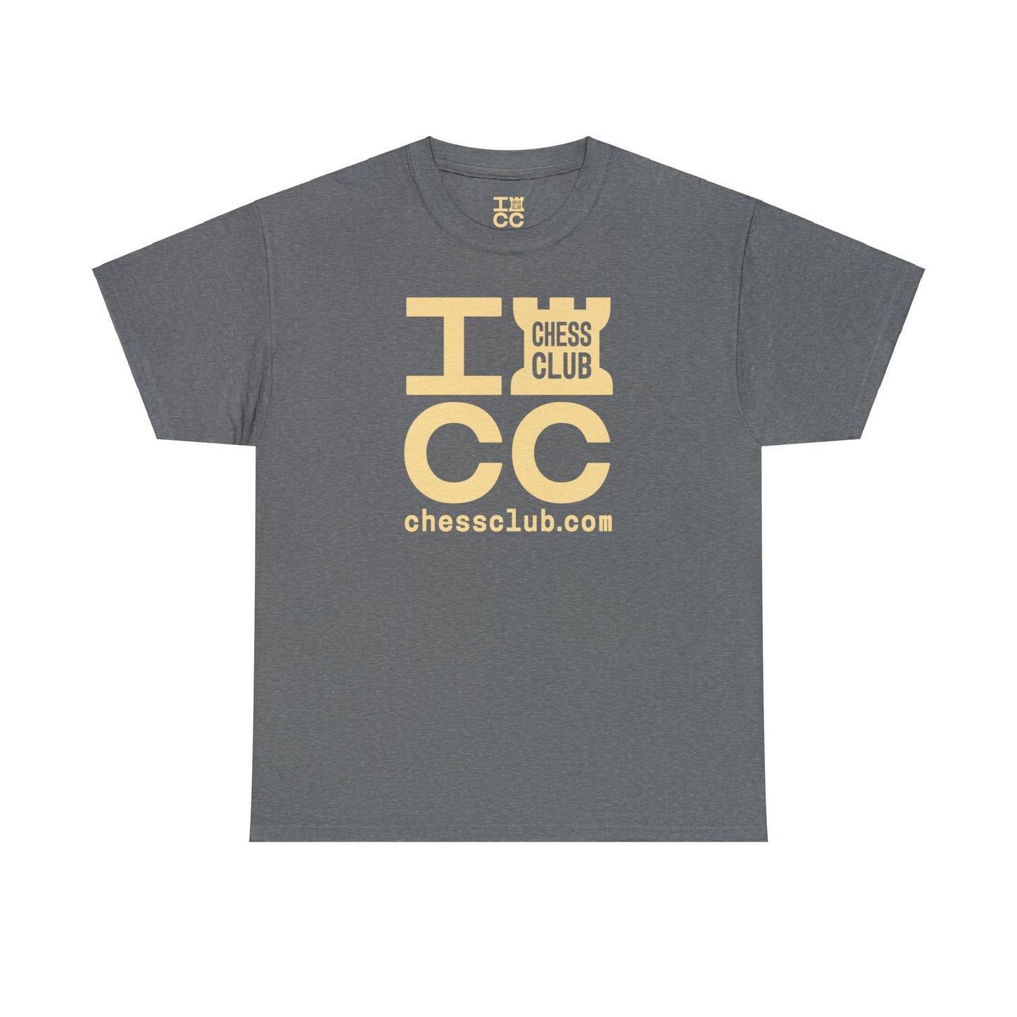 ICC Heavy Cotton Tee - Yellow logo
