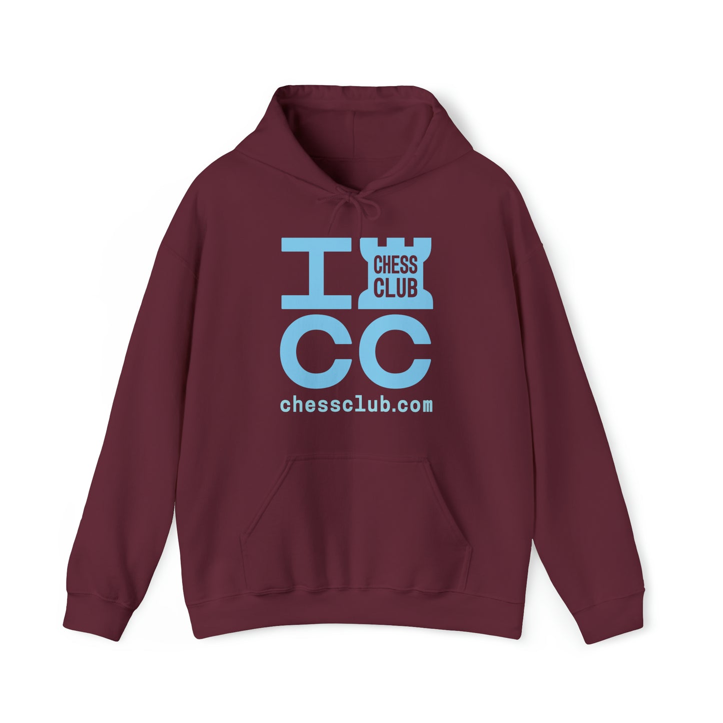 ICC Heavy Blend™ Hooded Sweatshirt - Blue logo