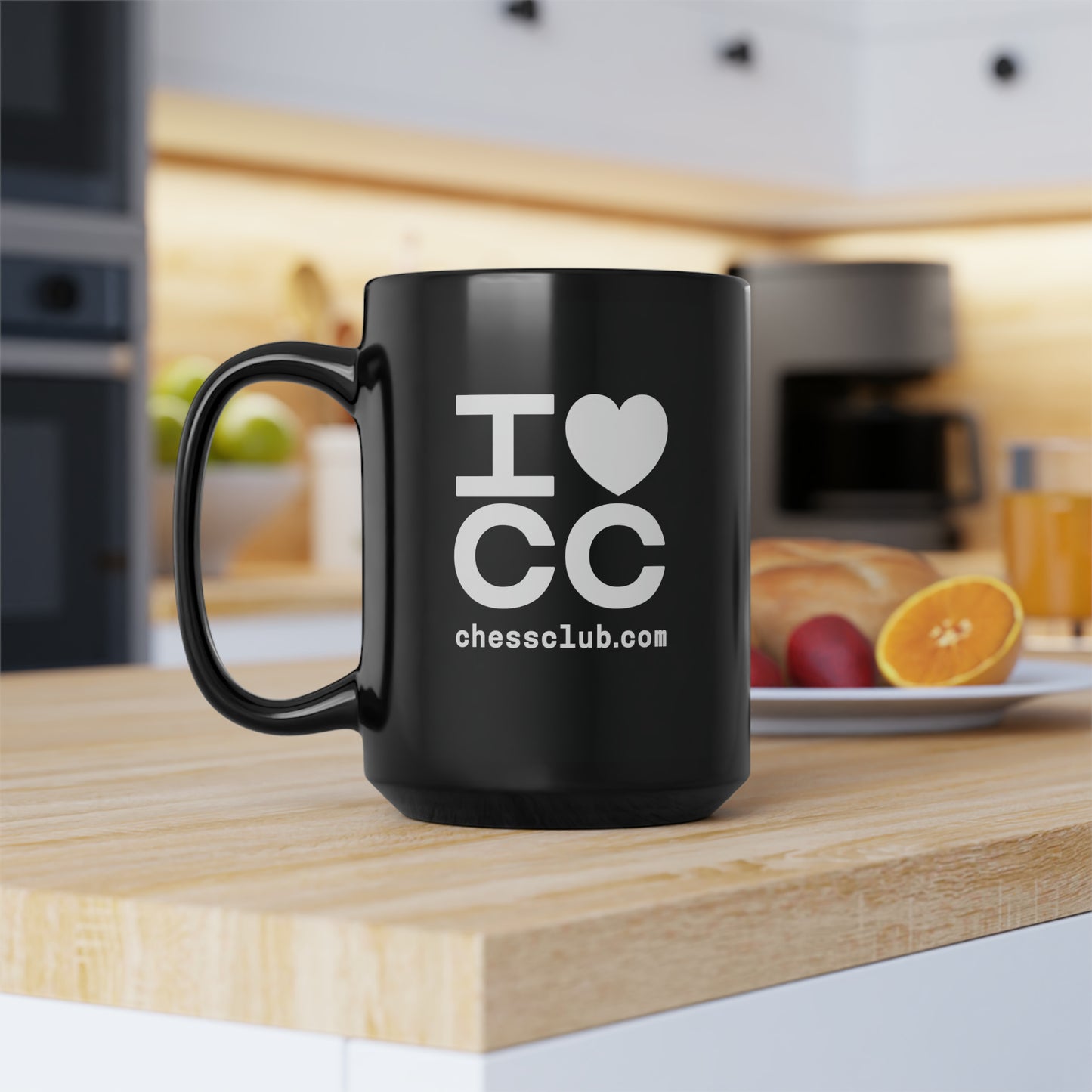 ICC Black Mug, 15oz