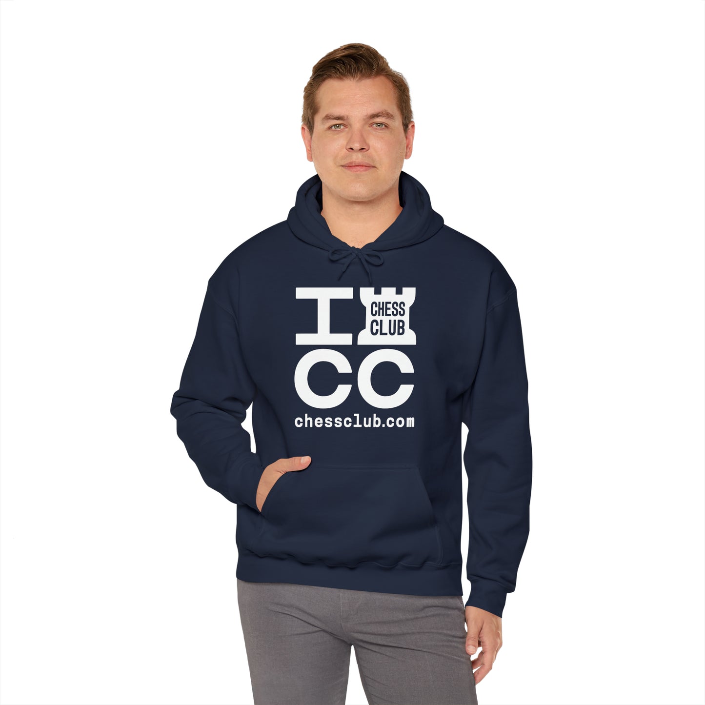 ICC Heavy Blend™ Hooded Sweatshirt - B/W logo