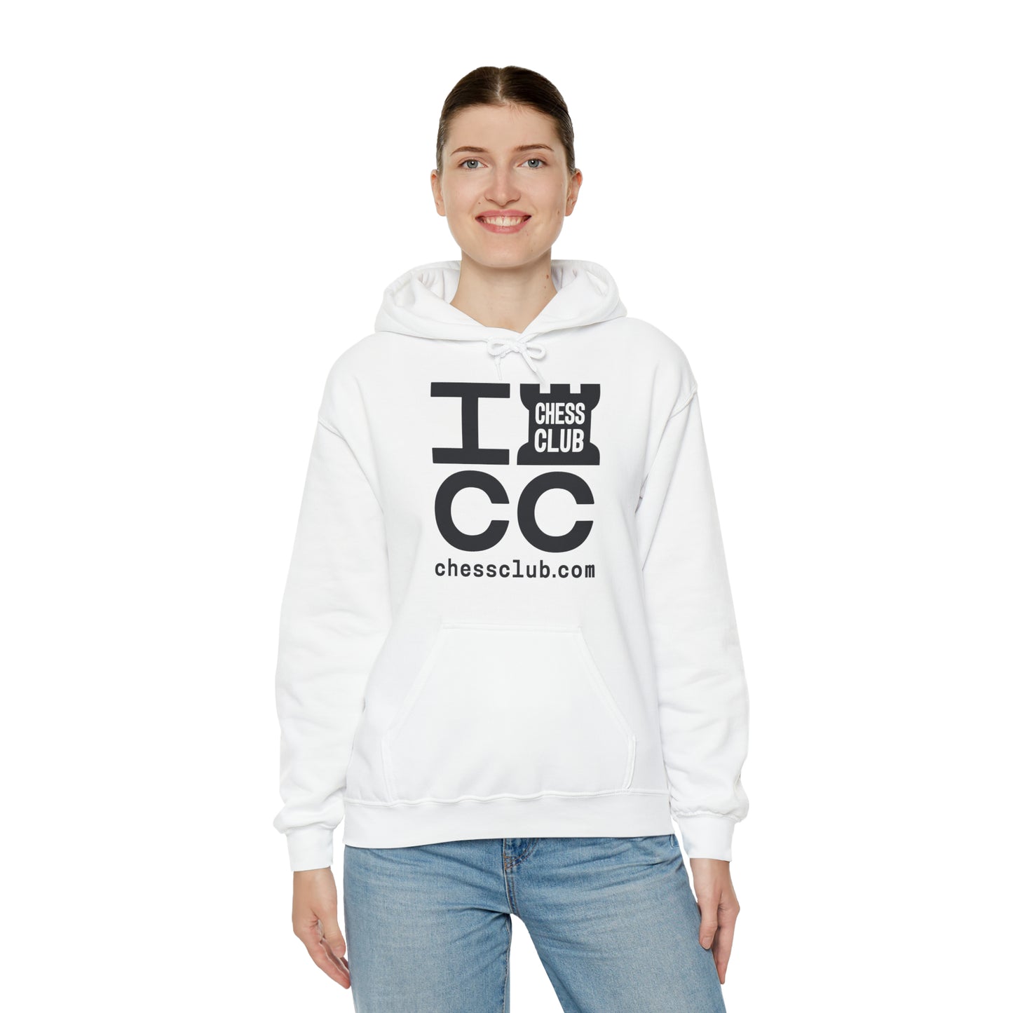 ICC Heavy Blend™ Hooded Sweatshirt - B/W logo