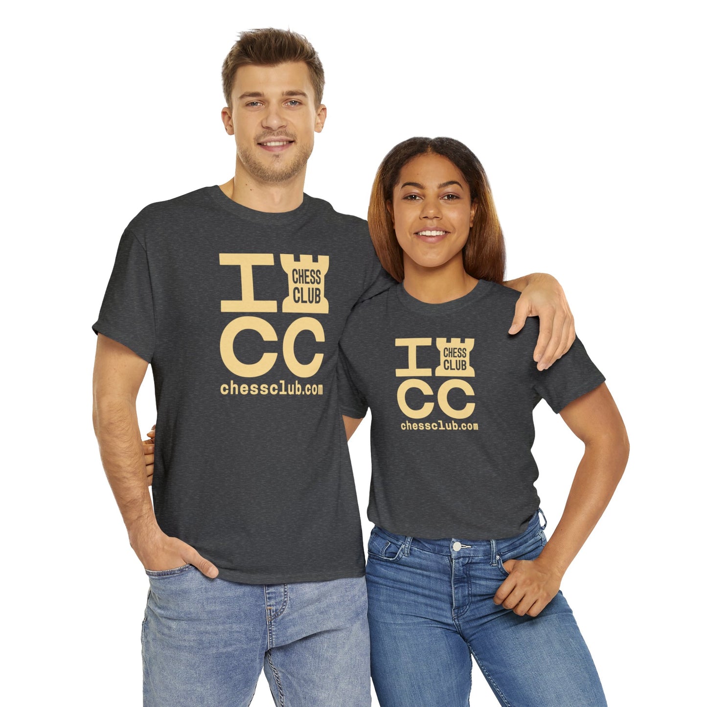 ICC Heavy Cotton Tee - Yellow logo