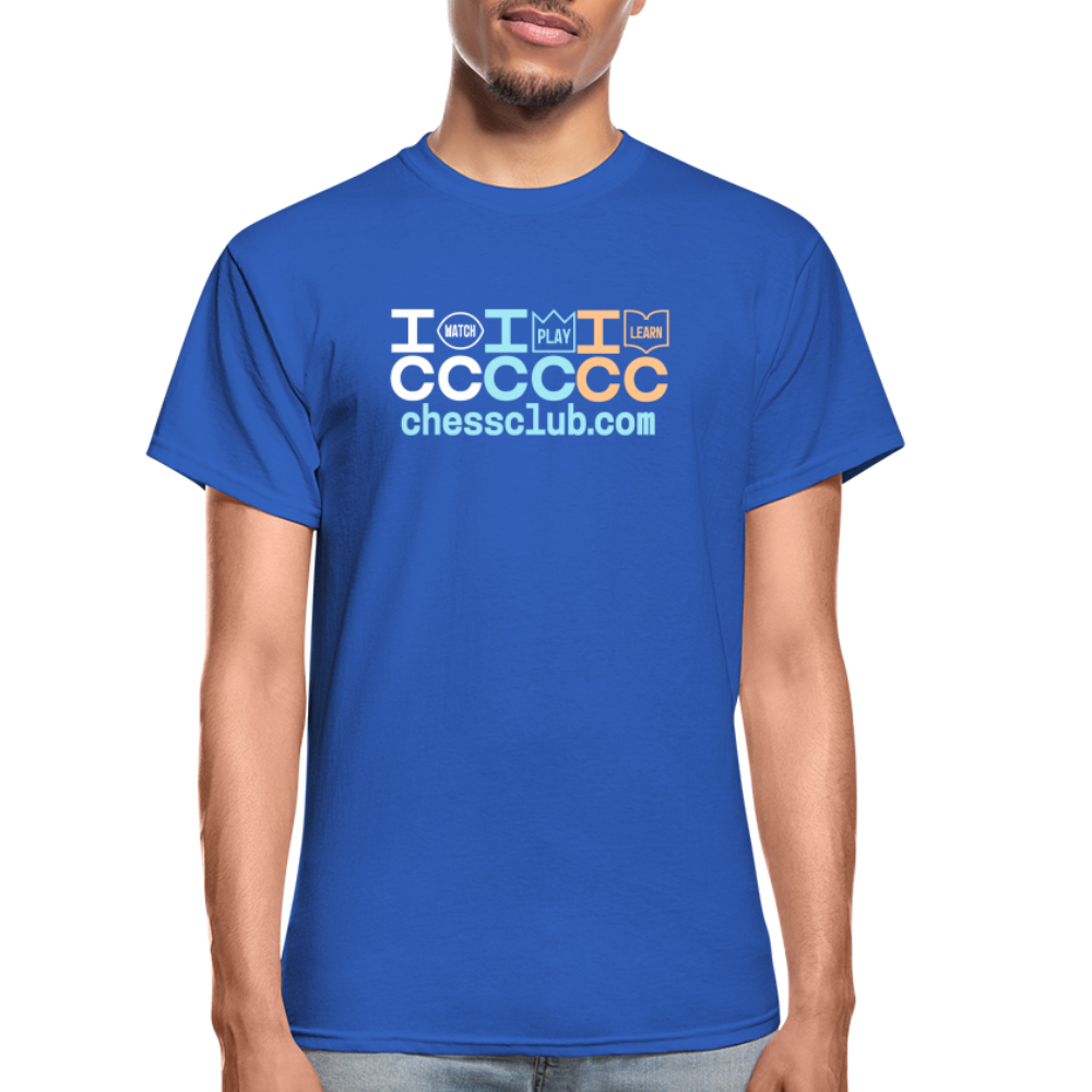 ICC Watch Play Learn Ultra Cotton Adult T-Shirt - royal blue