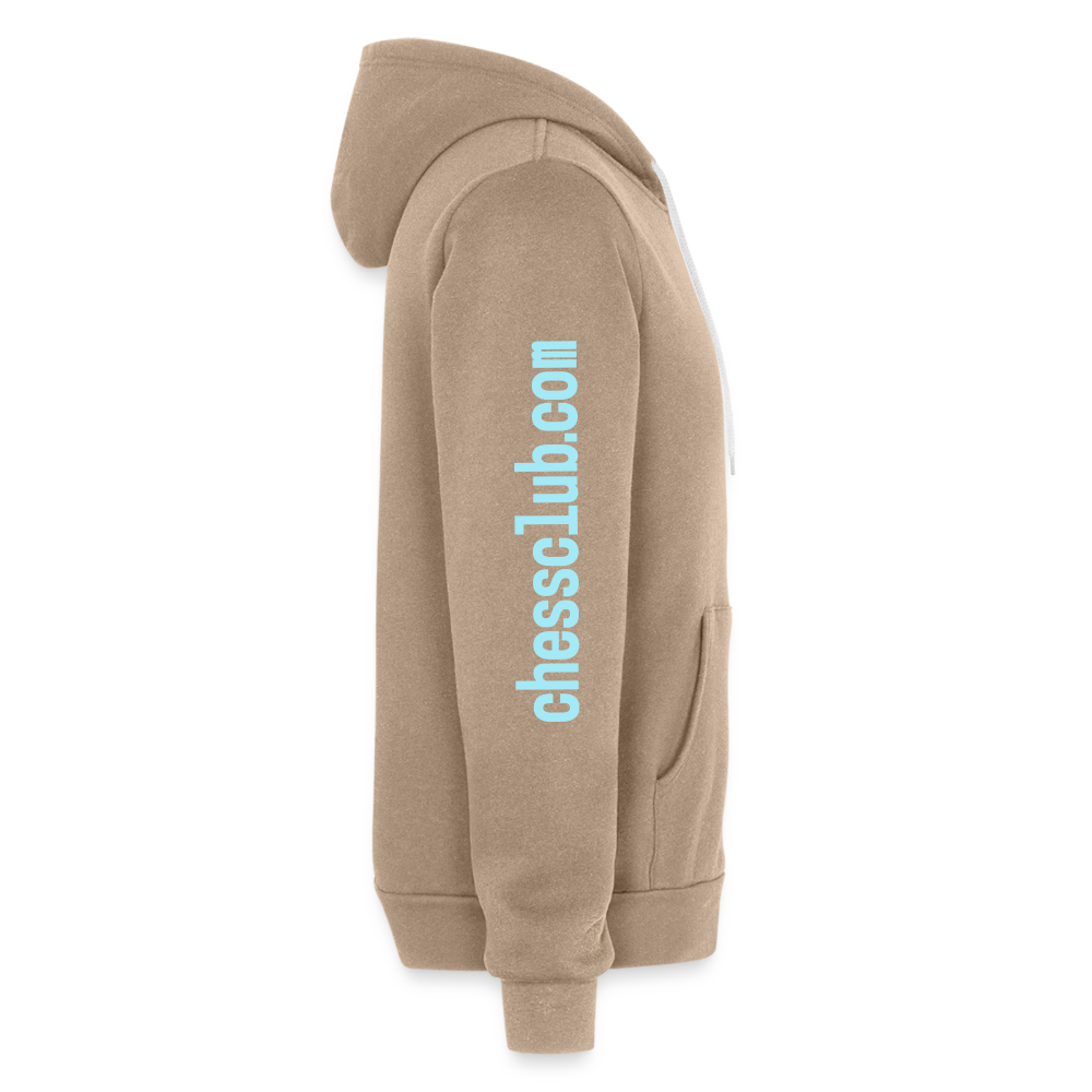 Bella + Canvas Unisex Full Zip Hoodie - tan