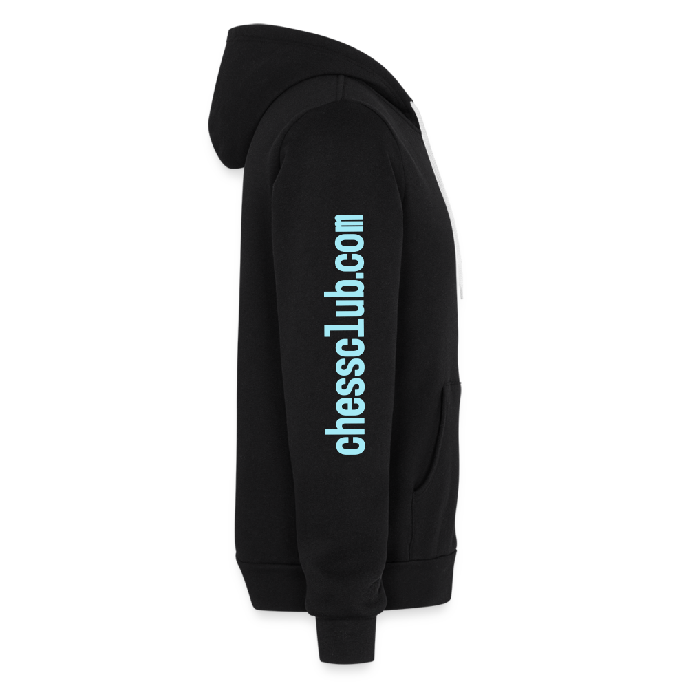 Bella + Canvas Unisex Full Zip Hoodie - black