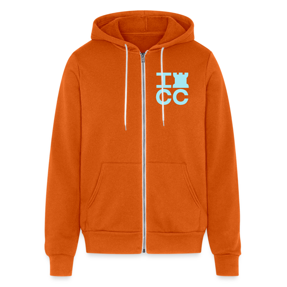 Bella + Canvas Unisex Full Zip Hoodie - autumn