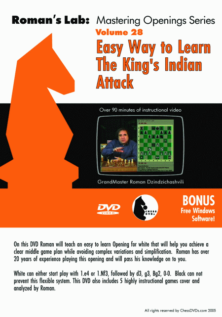 Roman's Lab Vol 28: Easy Way to Learn The King's Indian Attack (over 1h)