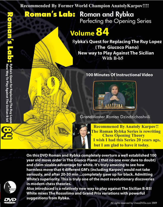 Roman's Lab Vol 84: Rybka's Quest for Replacing The Ruy Lopez (100mins)