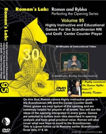 Roman's Lab Vol 95: Scandinavian Nf6 and Qxd5 Centre Counter Player