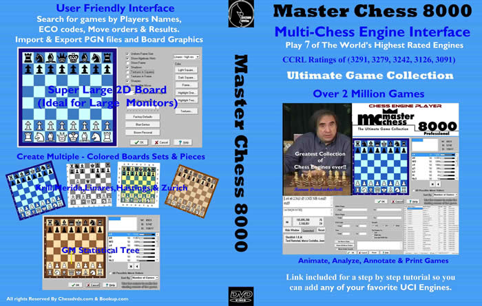 Master Chess 8000 Multi Chess Engine Interface