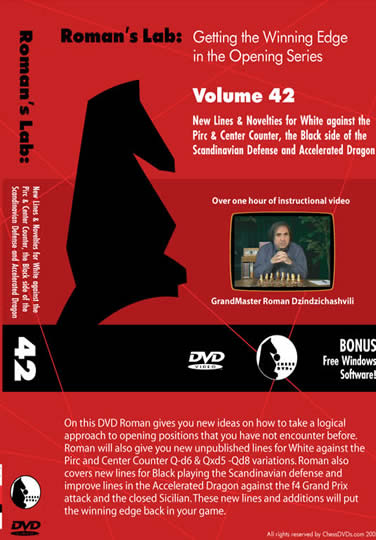 Roman's Lab Vol 42: New Lines against the Pirc, Scandinavian & Dragon (over 1h)