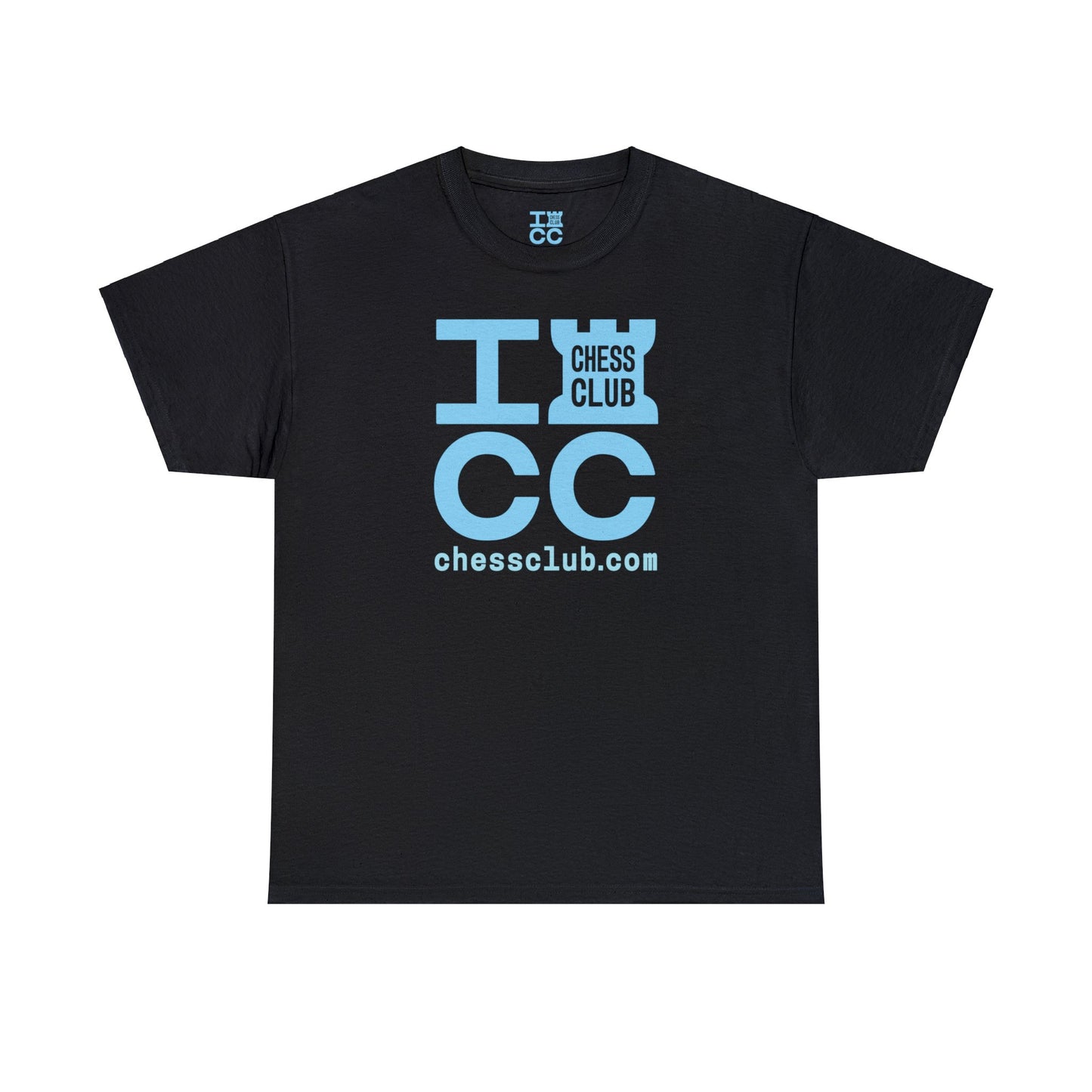 ICC Heavy Cotton Tee - Blue logo