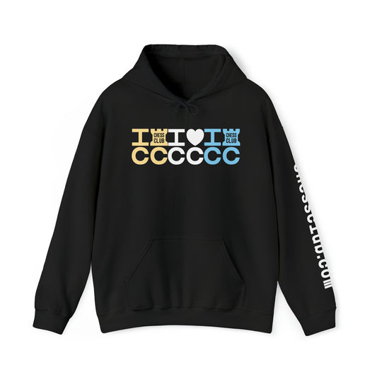 I Heart ICC Grid Heavy Blend™ Hooded Sweatshirt
