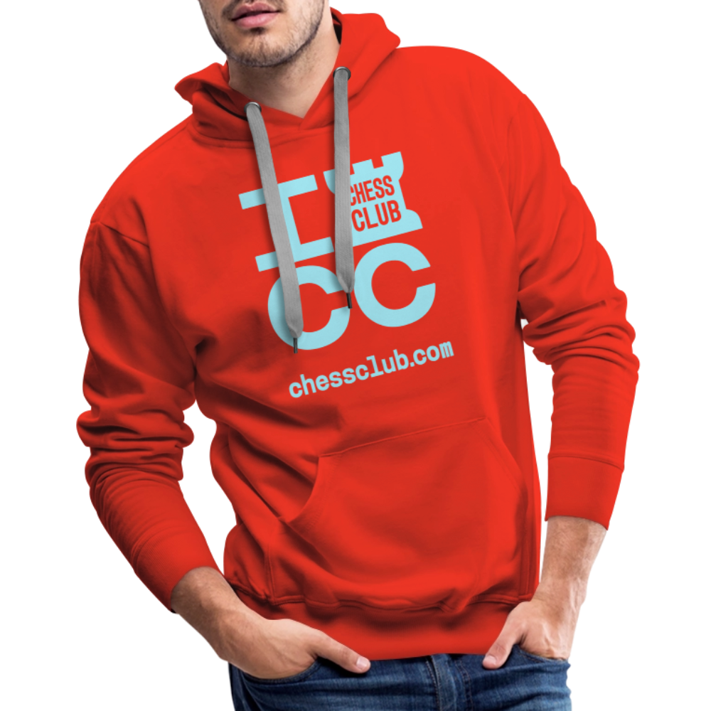 ICC Brand Blue Logo Men’s Premium Hoodie - red