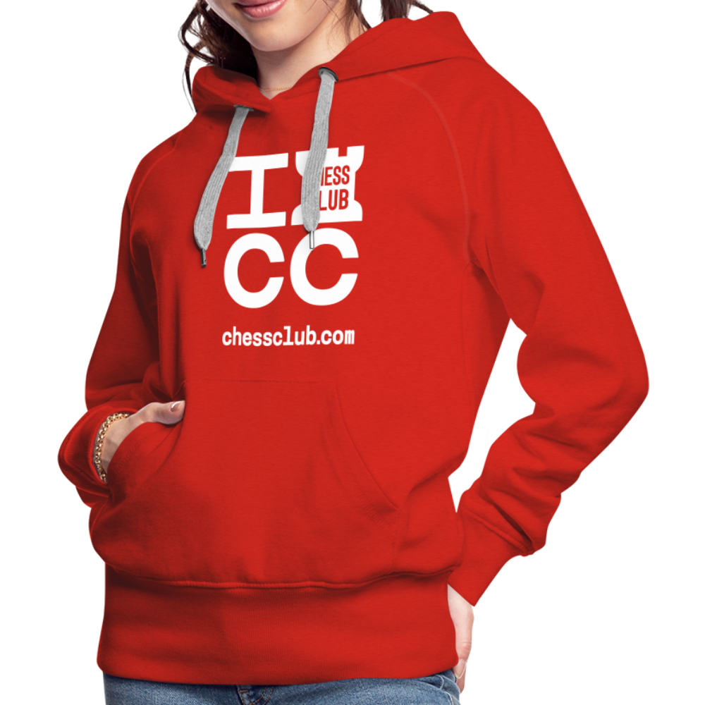 ICC Brand Women’s Premium Hoodie - red