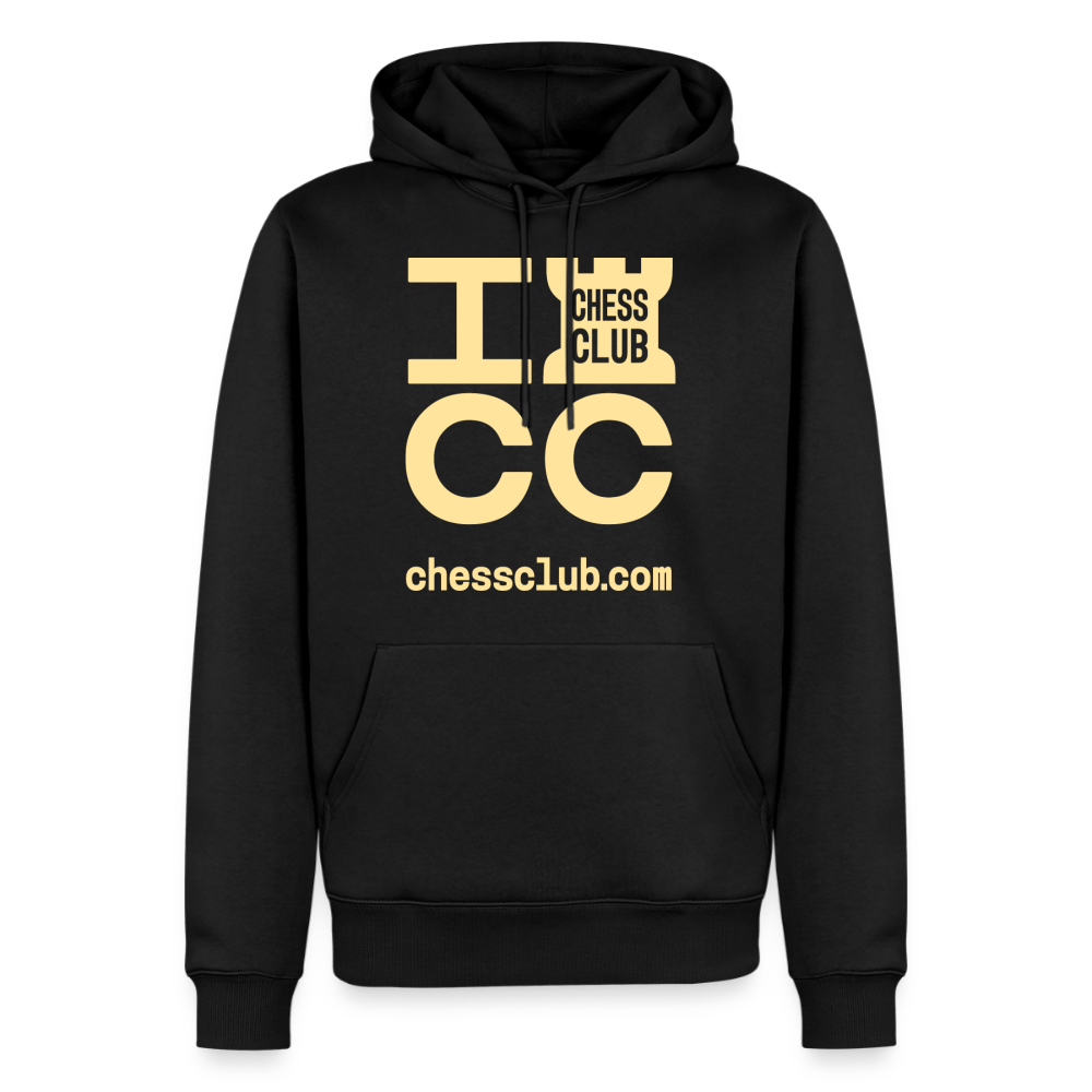 ICC Brand Yellow Logo Men’s Premium Hoodie - black
