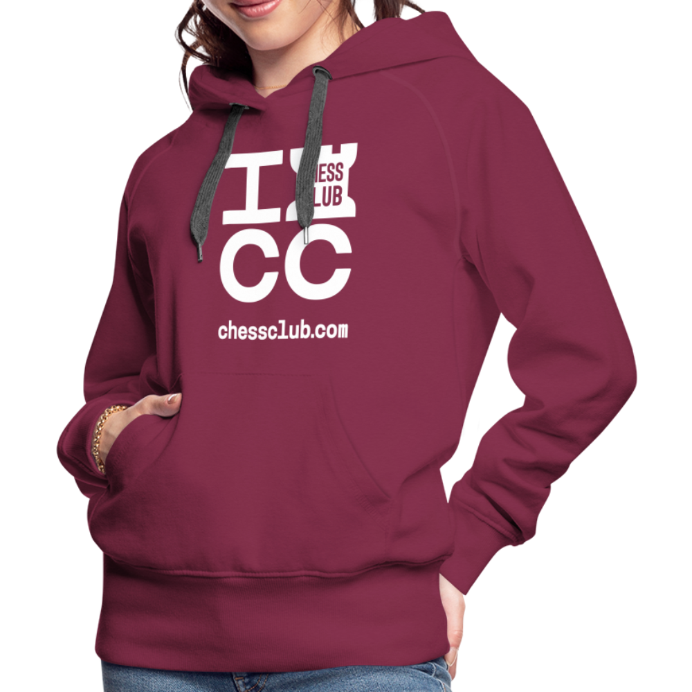 ICC Brand Women’s Premium Hoodie - burgundy