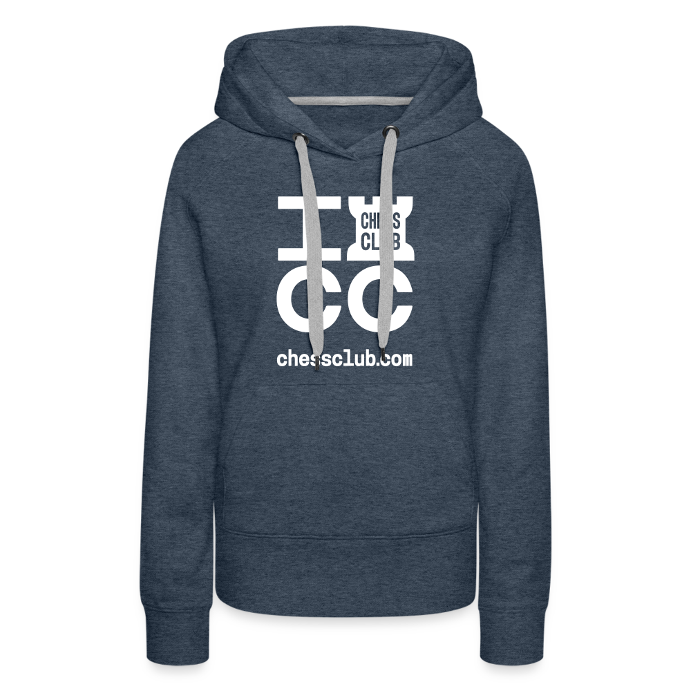 ICC Brand Women’s Premium Hoodie - heather denim