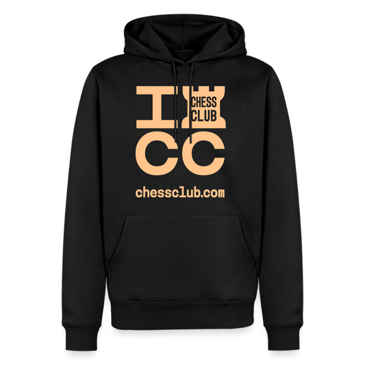ICC Brand Orange Logo Men’s Premium Hoodie - black