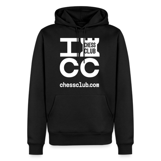ICC Brand White Logo Men’s Premium Hoodie - black