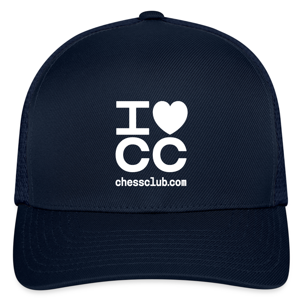 I Heart ICC Flexfit Fitted Baseball Cap - navy