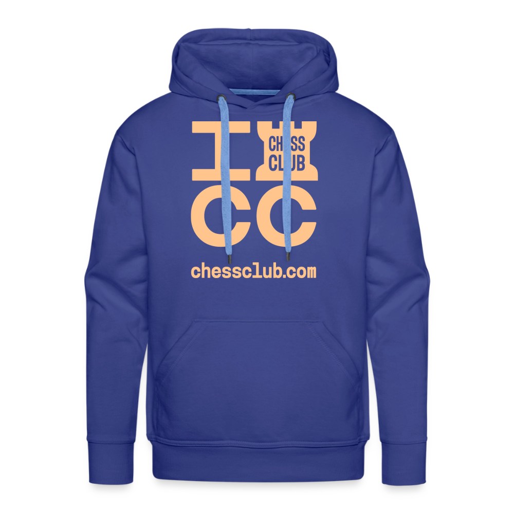 ICC Brand Orange Logo Men’s Premium Hoodie - royal blue