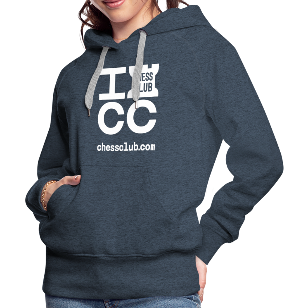 ICC Brand Women’s Premium Hoodie - heather denim