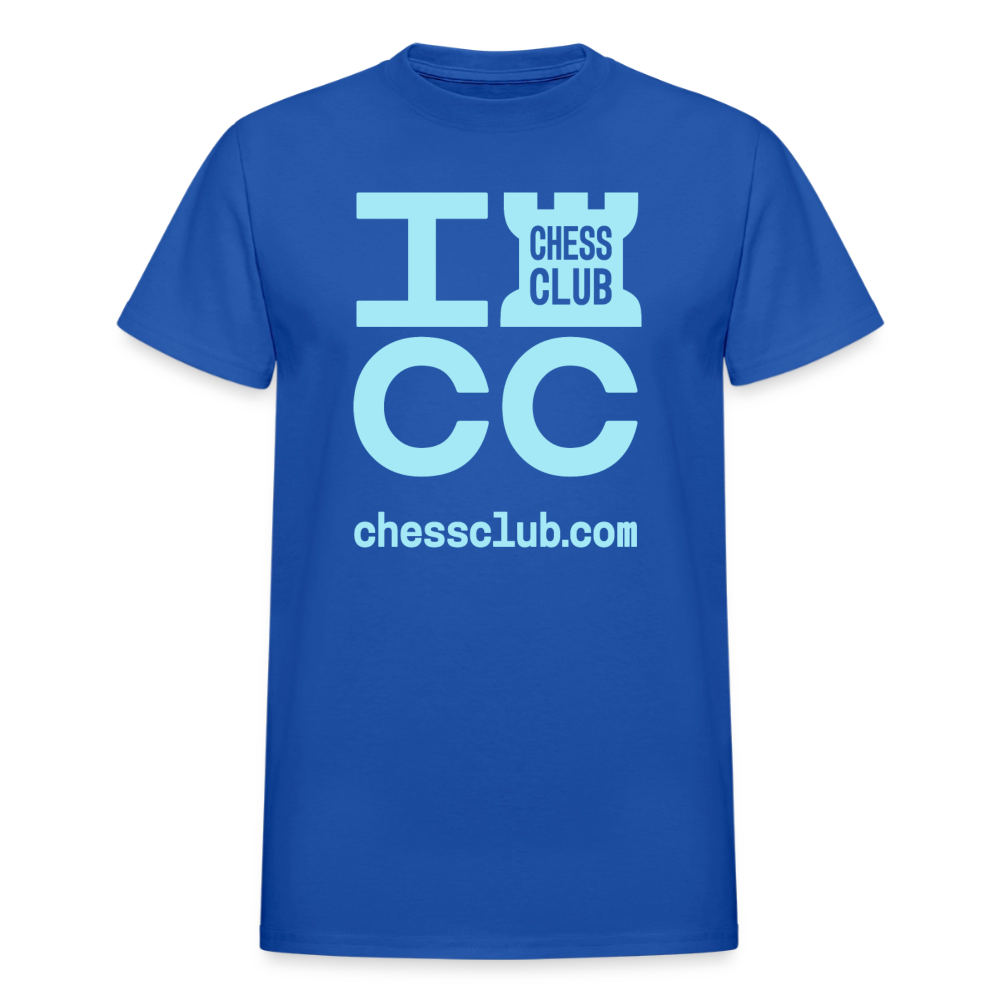 ICC Brand Blue Logo Ultra Cotton Adult T-Shirt - royal blue