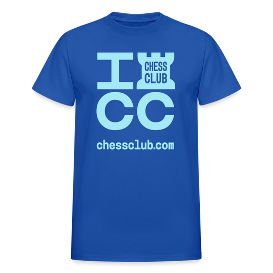 ICC Brand Blue Logo Ultra Cotton Adult T-Shirt - royal blue