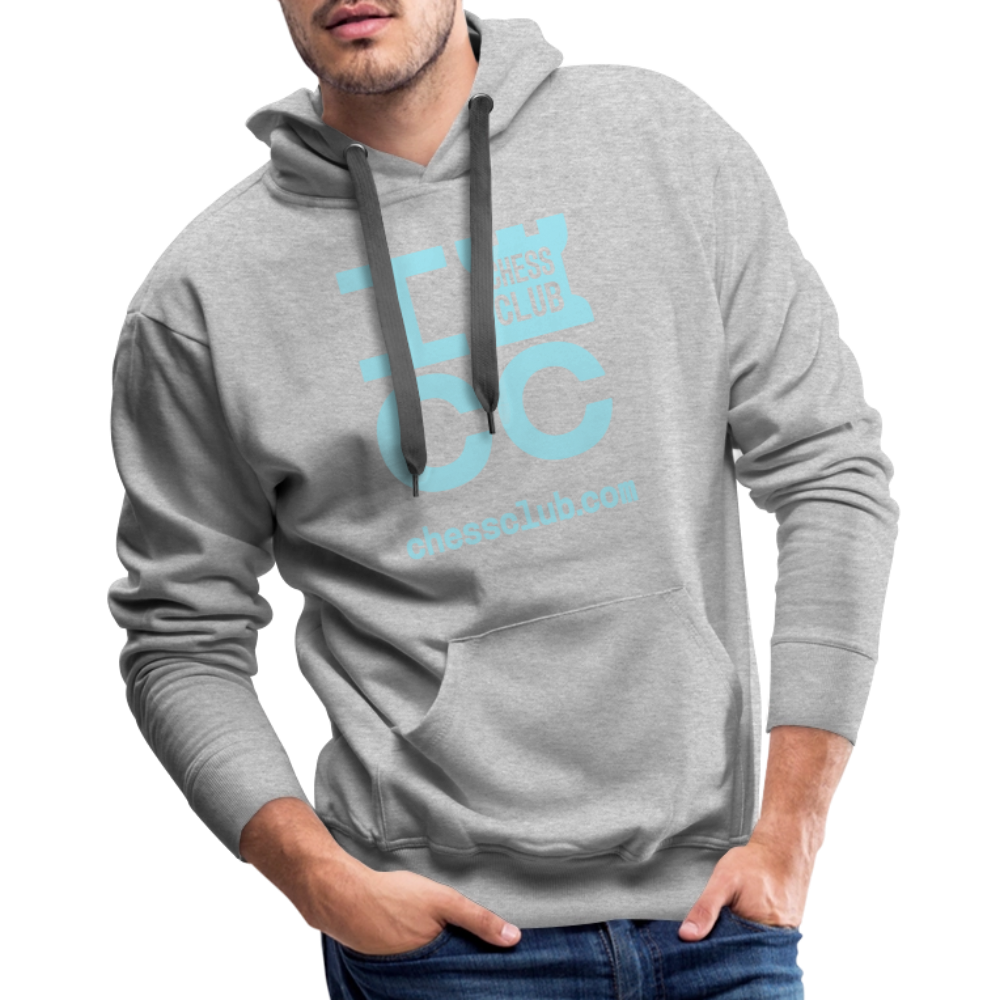 ICC Brand Blue Logo Men’s Premium Hoodie - heather grey