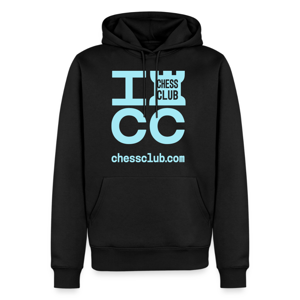 ICC Brand Blue Logo Men’s Premium Hoodie - black