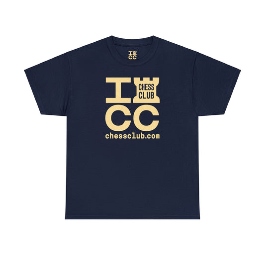 ICC Heavy Cotton Tee - Yellow logo