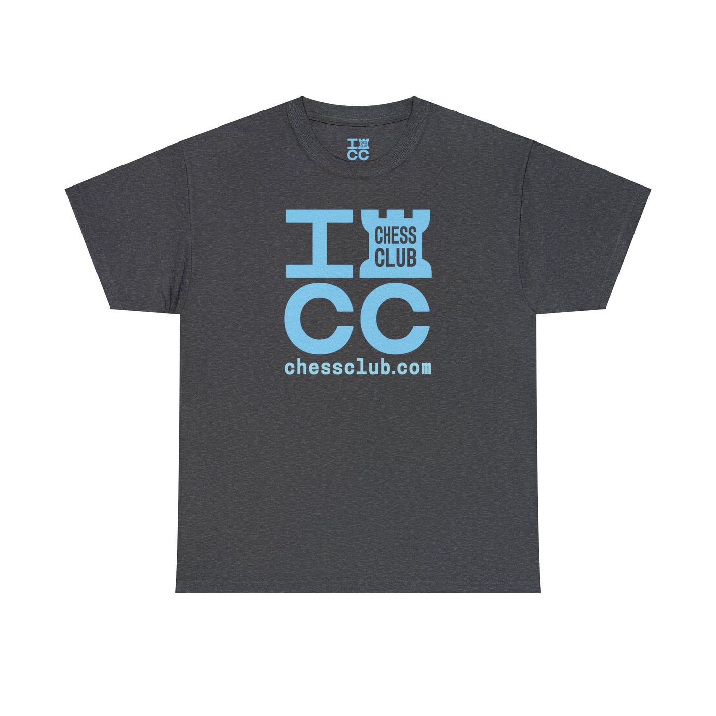 ICC Heavy Cotton Tee - Blue logo