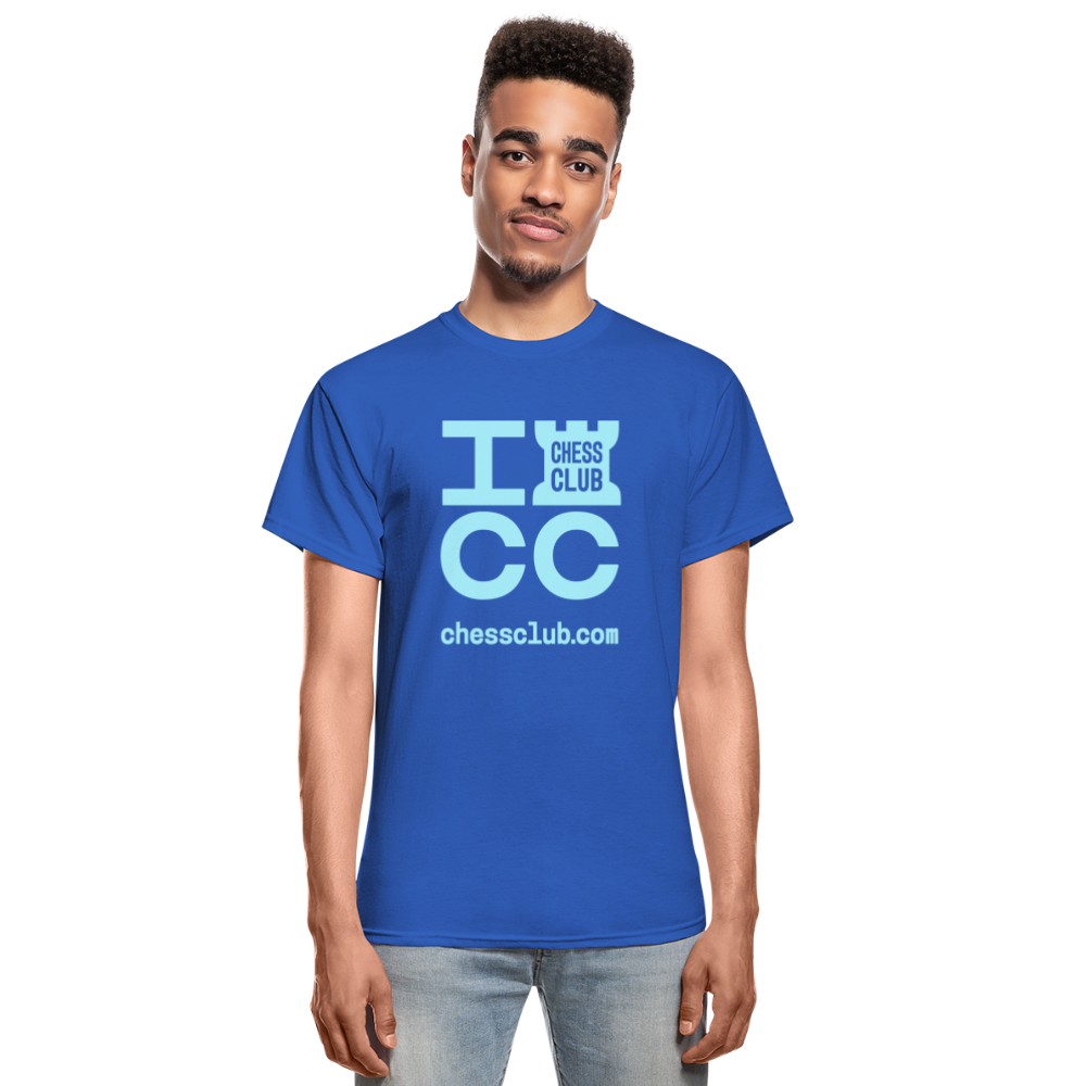 ICC Brand Blue Logo Ultra Cotton Adult T-Shirt - royal blue